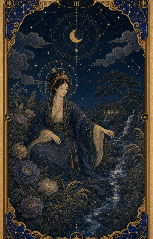 별결 여황제 타로 카드