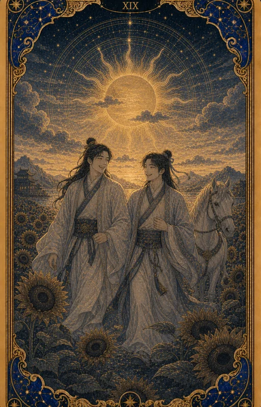 별결 태양 타로 카드